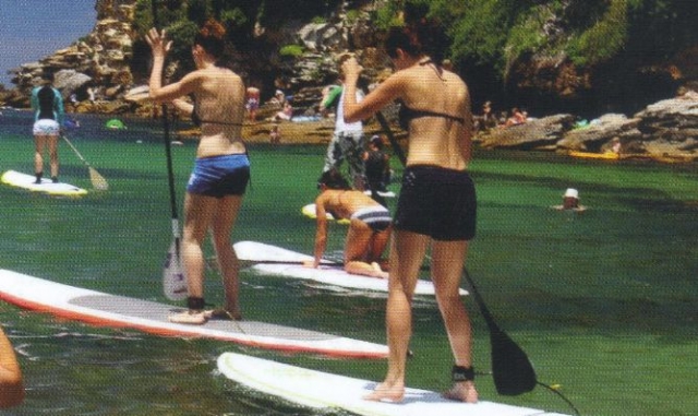  Paddle surf di gruppo. 